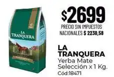 Diarco La tranquera - yerba mate selección x 1 kg. cód:18471 oferta