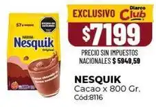 Diarco Nesquik - cacao oferta