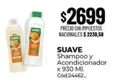 Diarco Suave - shampoo y acondicionador x 930 ml. cód:24462 oferta