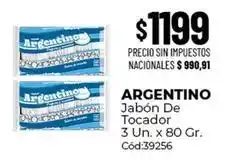 Diarco Argentino - jabón de tocador 3 un. x 80 gr. cód:39256 oferta