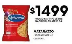 Diarco Matarazzo - fideos mostachol n 52 oferta