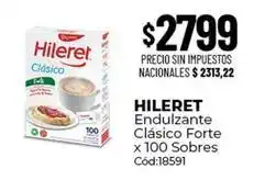 Diarco Hileret - endulzante clásico forte x 100 sobres cód:18591 oferta