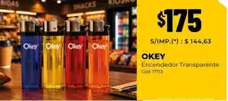 Diarco Okey - encendedor transparente c od: 17713 oferta