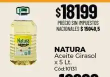 Diarco Natura - aceite girasol c uevo:10131 oferta