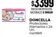 Diarco Doncella - protectores mamarios x 24 un oferta