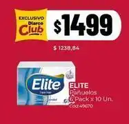 Diarco Elite - pañuelos 6 pack x 10 un. cód:49670 oferta