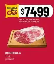Diarco Bondiola oferta