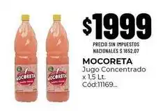 Diarco Mocoreta - jugo concentrado c x 1,5 lt. c 11169 oferta