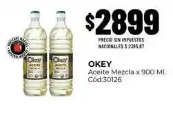 Diarco Okey - aceite mezcla x 900 mi. cód:30126 oferta