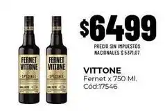 Diarco Vittone - fernet x 750 ml. cód:17546 oferta
