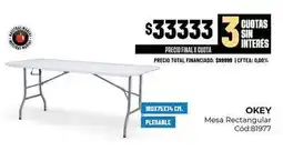 Diarco Okey - mesa rectangular oferta