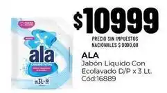 Diarco Ala - jabón líquido con ecolavado d/p x 3 lt. cód:16889 oferta