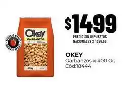 Diarco Okey - garbanzos oferta