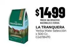 Diarco La tranquera - yerba mate selección cód:18470 oferta