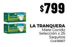 Diarco La tranquera - mate cocido selección x 25 saquitos cód:18667 oferta