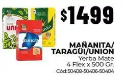 Diarco Flex - yerba mate 4 x 500 gr. cód:50408-50406-50404 oferta