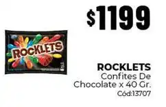 Diarco Rocklets - rocklets confites de chocolate x 40 gr. cód:13707 oferta
