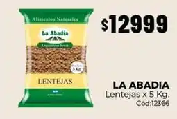 Diarco La abadia - lentejas oferta