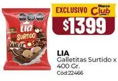Diarco Lia - galletitas surtido oferta