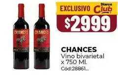 Diarco Vino bivarietal oferta