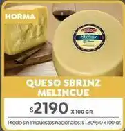 Melincue - queso sbrinz
