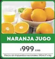 Jumbo Naranja jugo oferta