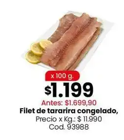 Coto Filet de tararira congelado oferta