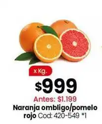 Coto Naranja ombligo/pomelo rojo cod: 420-549 *1 oferta