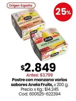 Coto Origen - postre con manzana varios sabores oferta