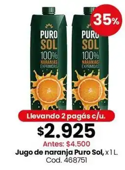 Coto Sol - jugo de naranja oferta