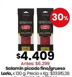 Coto Lario - salamín picado fino/grueso oferta