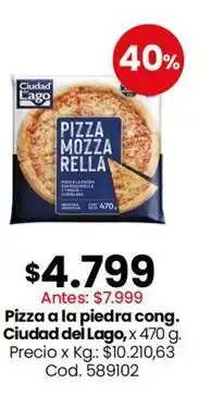 Coto Ciudad del lago - pizza a la piedra cong oferta