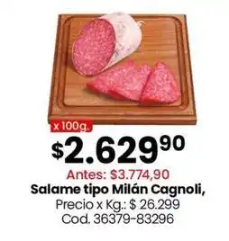 Coto Cagnoli - salame tipo milán , cod. 36379-83296 oferta