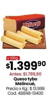 Coto Melincue - queso tybo oferta
