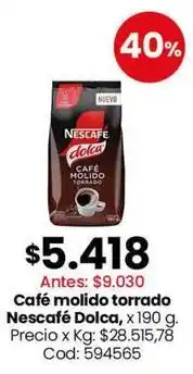 Coto Dolca - café molido torrado oferta