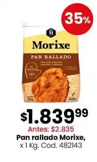 Coto Morixe - pan rallado oferta