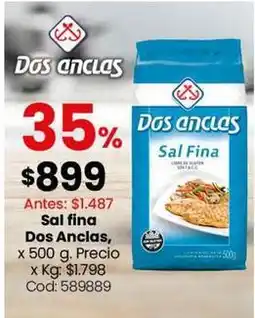 Coto Dos anclas - sal fina oferta