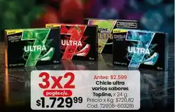 Coto Topline - chicle ultra varios sabores oferta