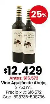 Coto Vino aguiijón de abeja oferta