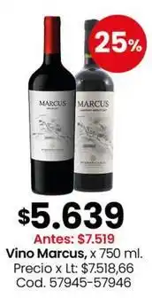 Coto Marcus - vino , x 750 ml oferta