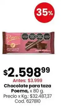 Coto Chocolate para taza oferta