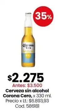 Coto Corona - cerveza sin alcohol oferta