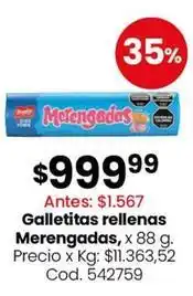 Coto Merengadas - galletitas rellenas oferta