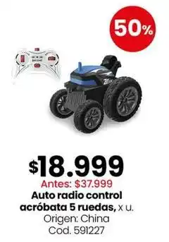 Coto Origen - auto radio control acrata 5 ruedas, x u. cod. 591227 oferta