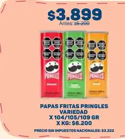 Makro Pringles papas fritas variedad oferta