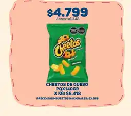 Makro Cheetos de queso oferta