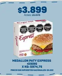 Makro Express medallon paty oferta