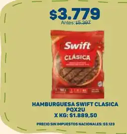Makro Swift hamburguesa swift clasica oferta