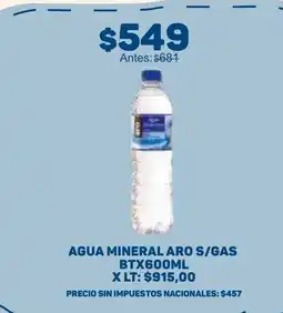 Makro Agua mineral aro s/gas oferta
