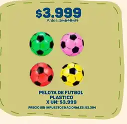 Makro Pelota de futbol plastico oferta